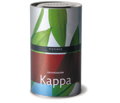 Kappa wykorzystywany w przepisach kuchni molekularnej.